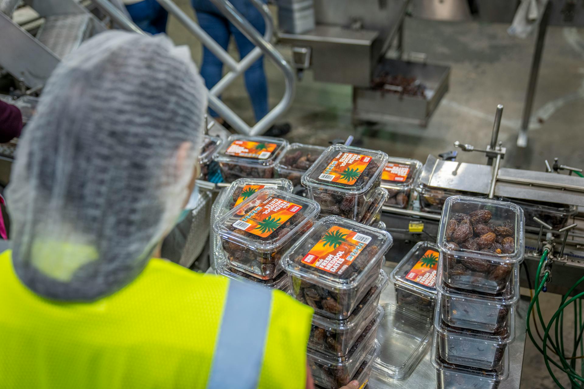End-of-line quality check on a production line